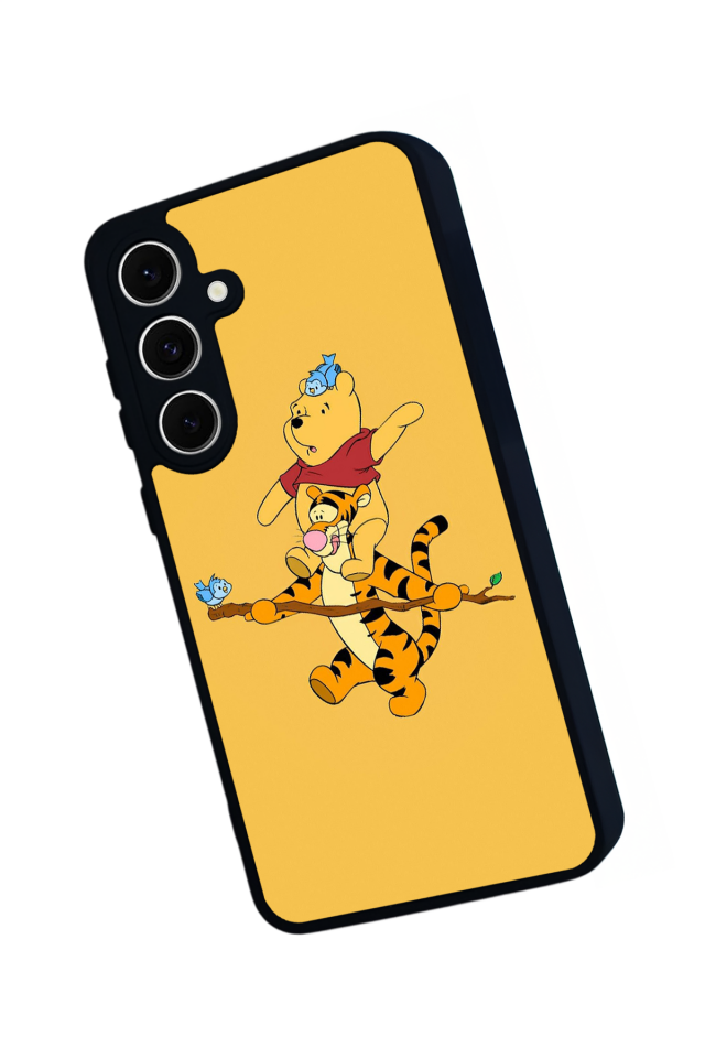 Samsung Galaxy S24 FE Uyumlu Winnie Tasarımlı Glossy Premium Kılıf