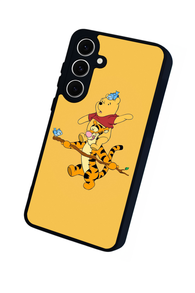 Samsung Galaxy S24 FE Uyumlu Winnie Tasarımlı Glossy Premium Kılıf
