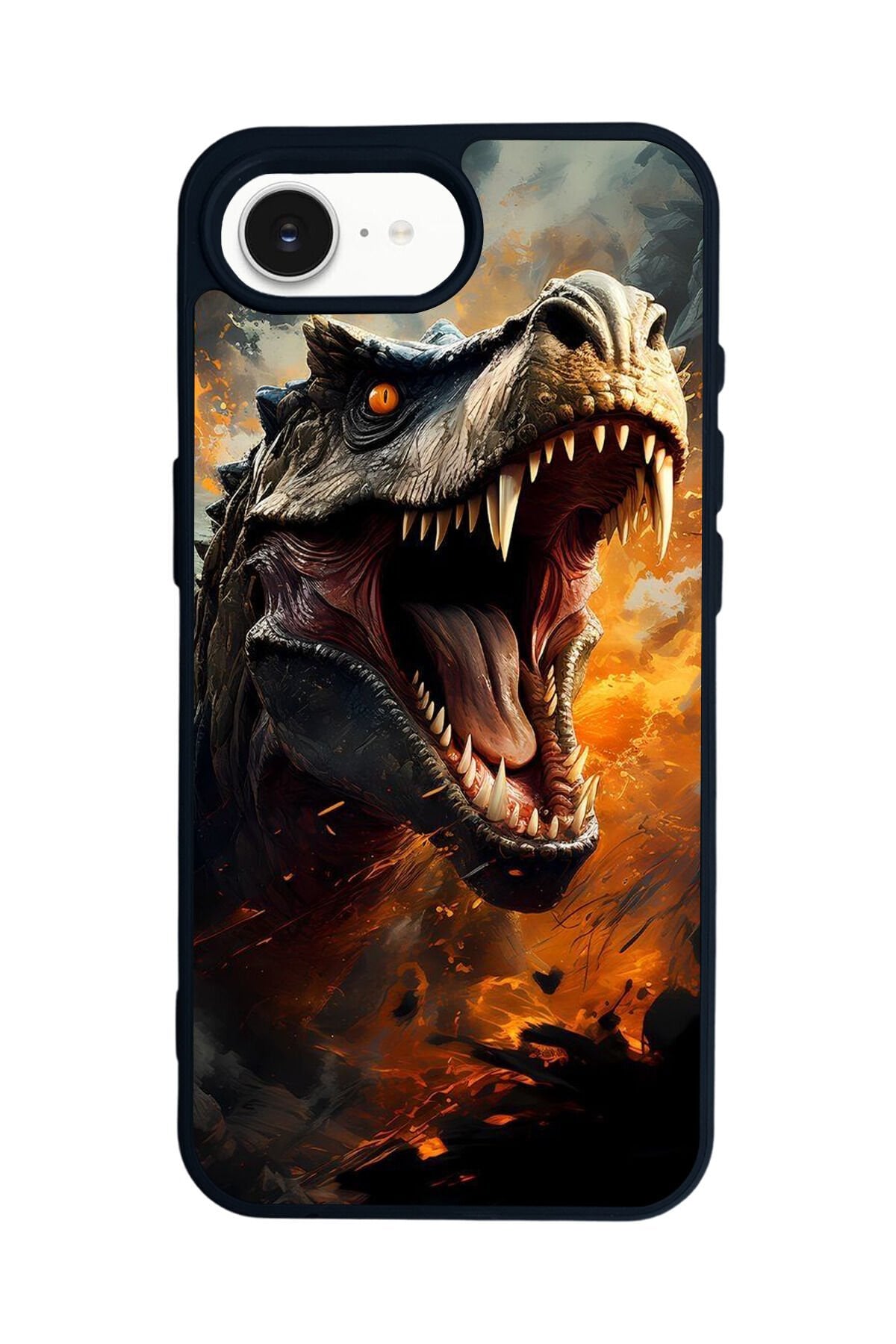 iPhone 16E Uyumlu T-ReiPhone 16E Tasarımlı Glossy Premium Kılıf