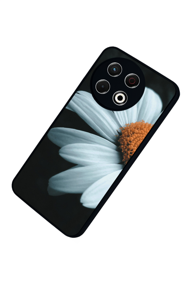 Tecno Spark 30 Pro Uyumlu Cicek Tasarımlı Glossy Premium Kılıf