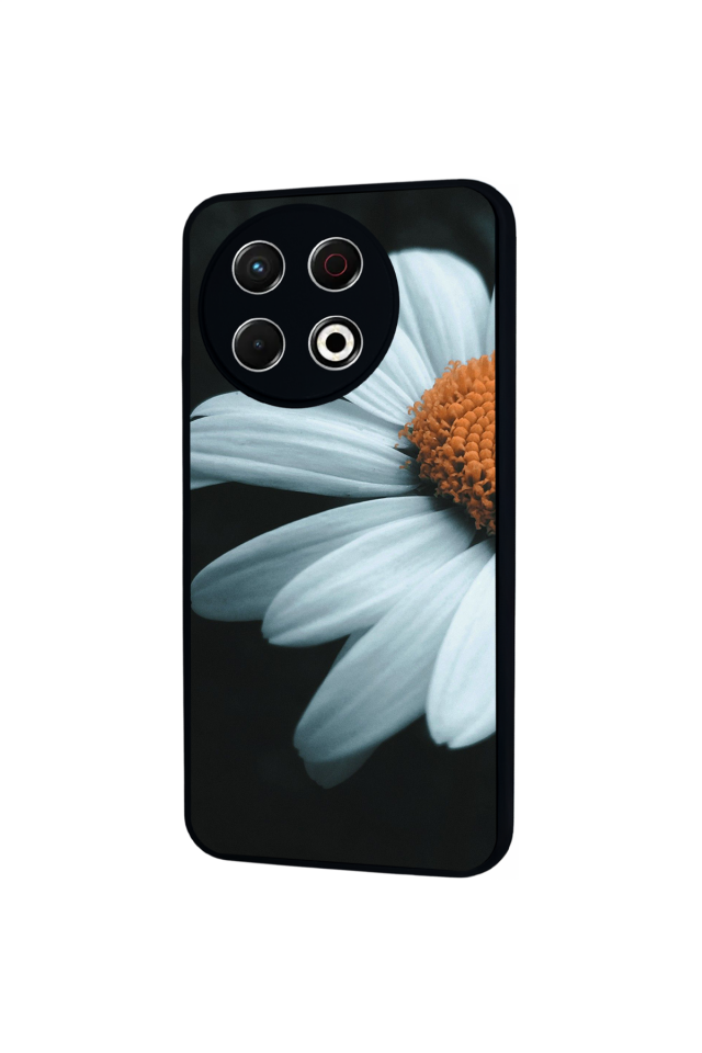 Tecno Spark 30 Pro Uyumlu Cicek Tasarımlı Glossy Premium Kılıf