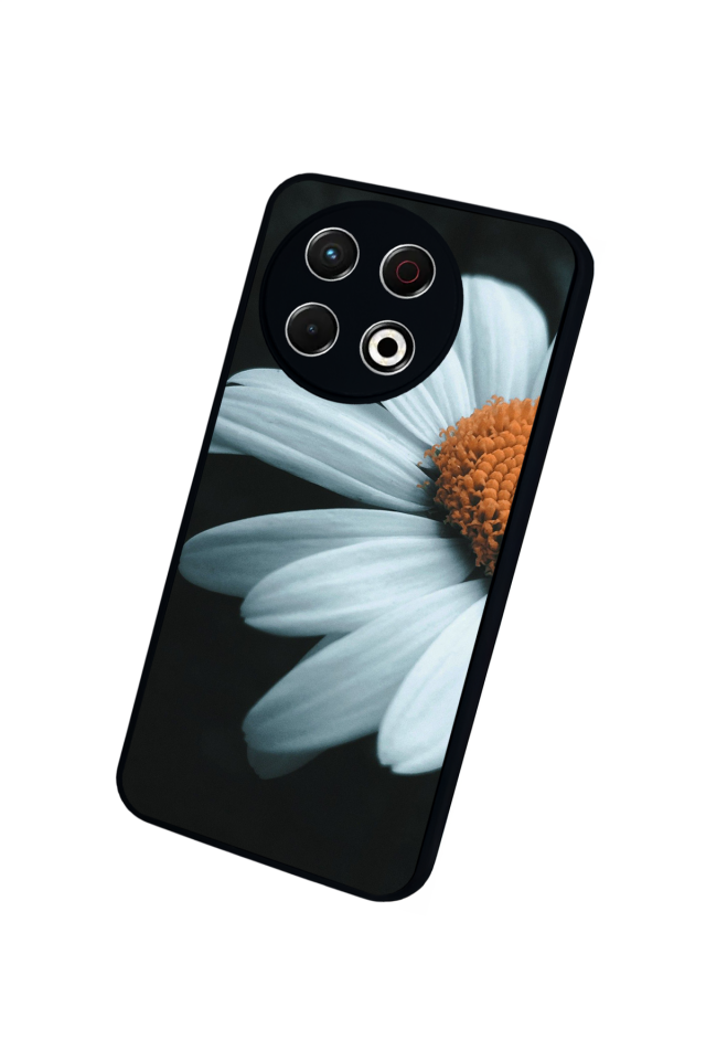 Tecno Spark 30 Pro Uyumlu Cicek Tasarımlı Glossy Premium Kılıf