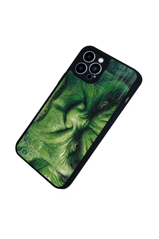 iPhone 13 Pro Max Uyumlu Hulk Tasarımlı Glossy Premium Kılıf