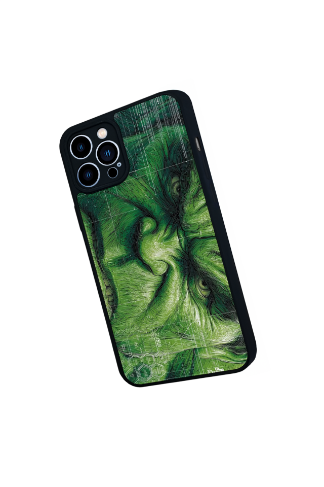 iPhone 13 Pro Max Uyumlu Hulk Tasarımlı Glossy Premium Kılıf
