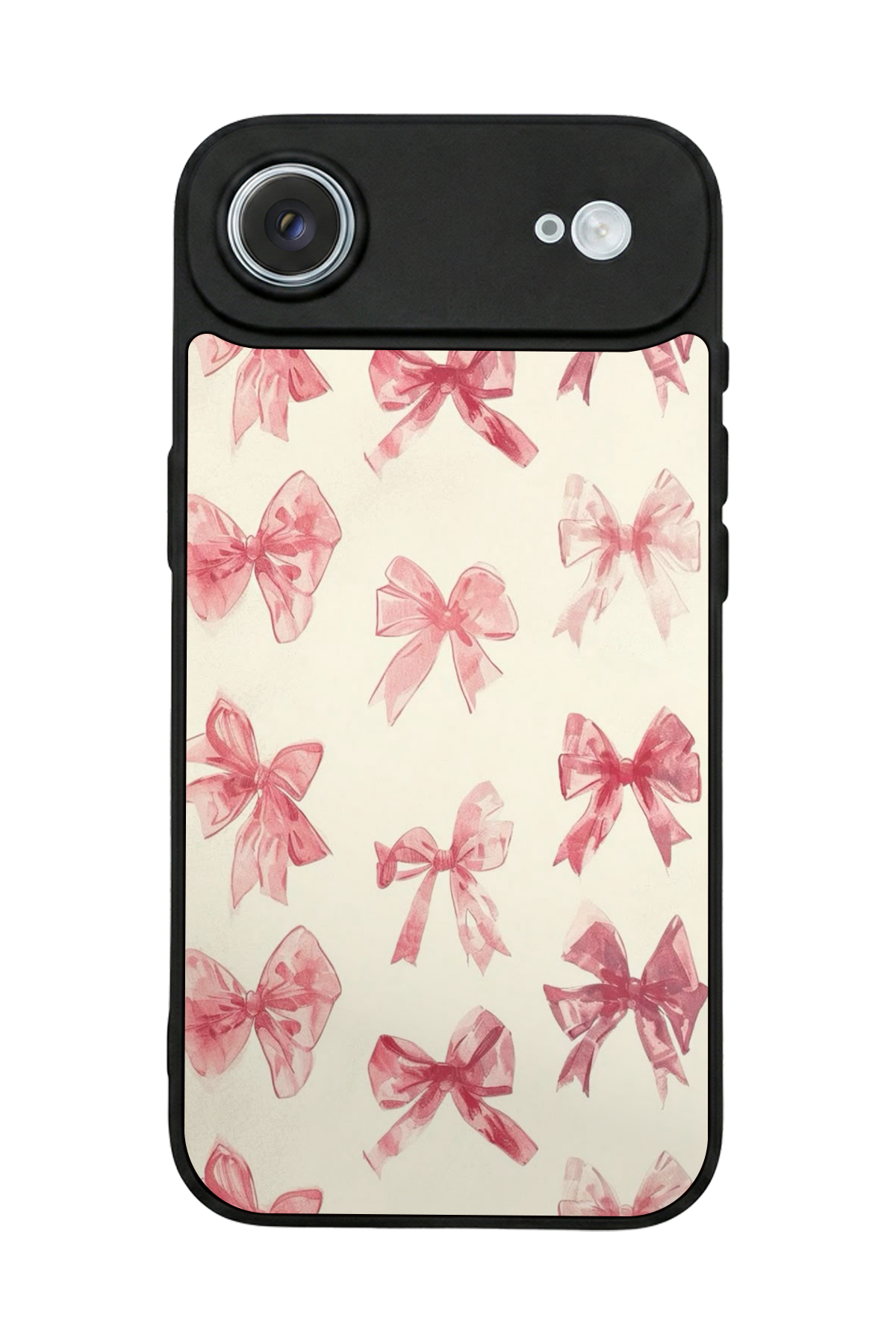 iPhone 17 Air Uyumlu Kurdele Tasarımlı Glossy Premium Kılıf