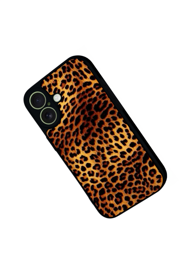 iPhone 17 Uyumlu Leopar Tasarımlı Glossy Premium Kılıf