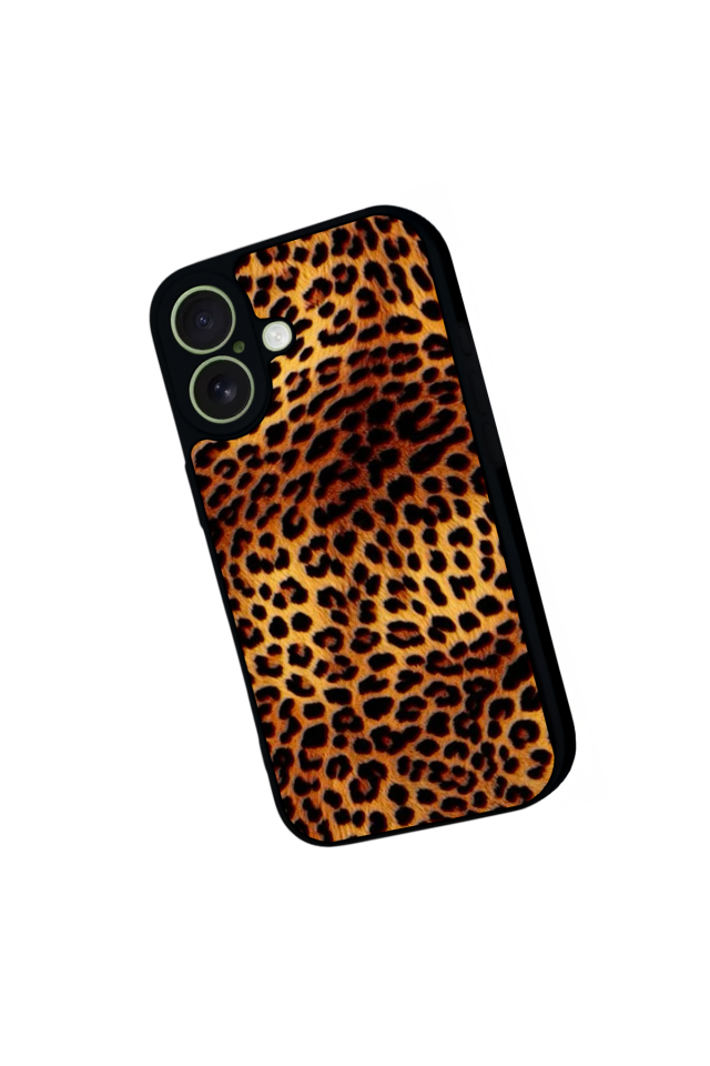 iPhone 17 Uyumlu Leopar Tasarımlı Glossy Premium Kılıf