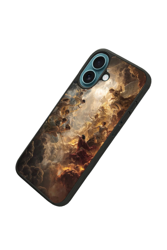 iPhone 16 Plus Uyumlu Melek Tasarımlı Glossy Premium Kılıf