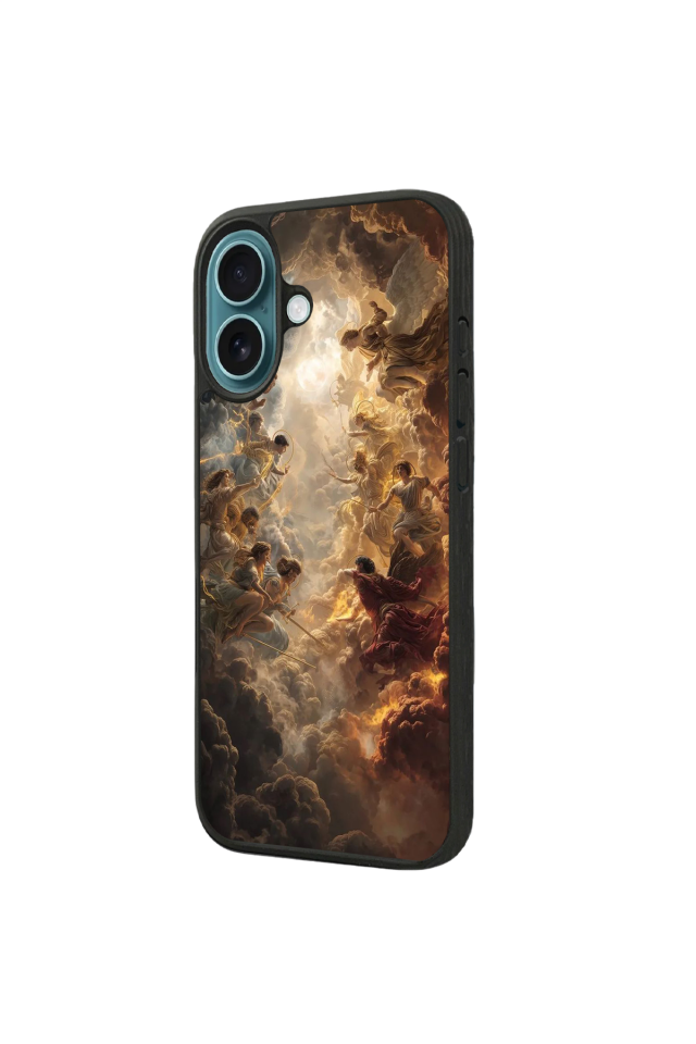 iPhone 16 Plus Uyumlu Melek Tasarımlı Glossy Premium Kılıf