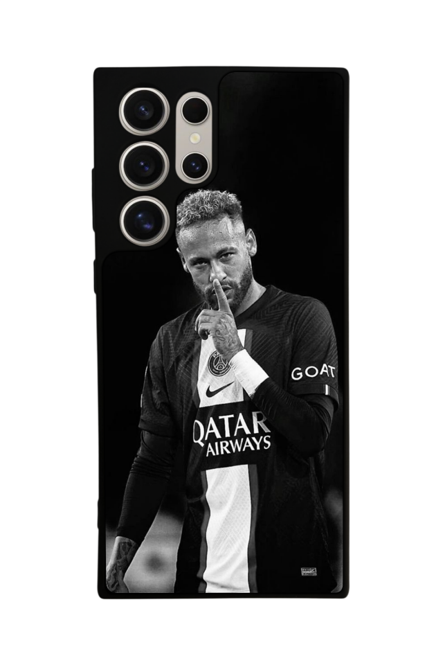 Samsung Galaxy S22 Ultra Uyumlu Neymar Tasarımlı Glossy Premium Kılıf