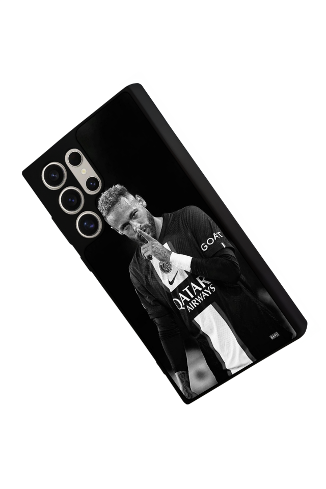 Samsung Galaxy S22 Ultra Uyumlu Neymar Tasarımlı Glossy Premium Kılıf