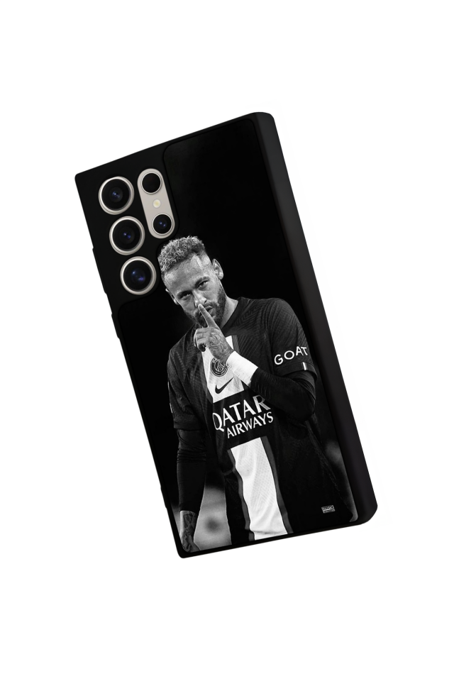 Samsung Galaxy S22 Ultra Uyumlu Neymar Tasarımlı Glossy Premium Kılıf