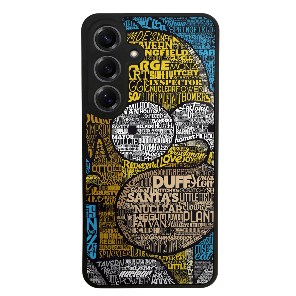 Samsung Galaxy S25 Uyumlu The Simpsons Tasarımlı Glossy Premium Kılıf