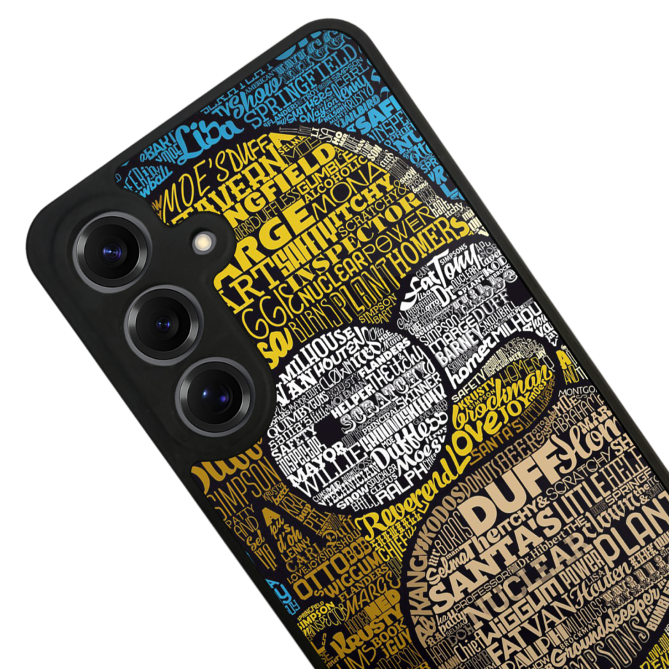 Samsung Galaxy S25 Uyumlu The Simpsons Tasarımlı Glossy Premium Kılıf