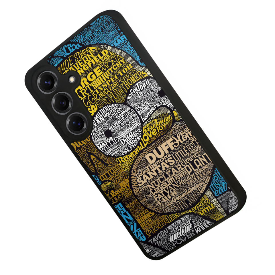Samsung Galaxy S25 Uyumlu The Simpsons Tasarımlı Glossy Premium Kılıf