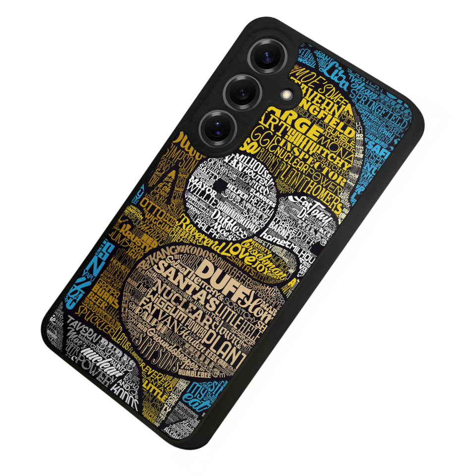 Samsung Galaxy S25 Uyumlu The Simpsons Tasarımlı Glossy Premium Kılıf