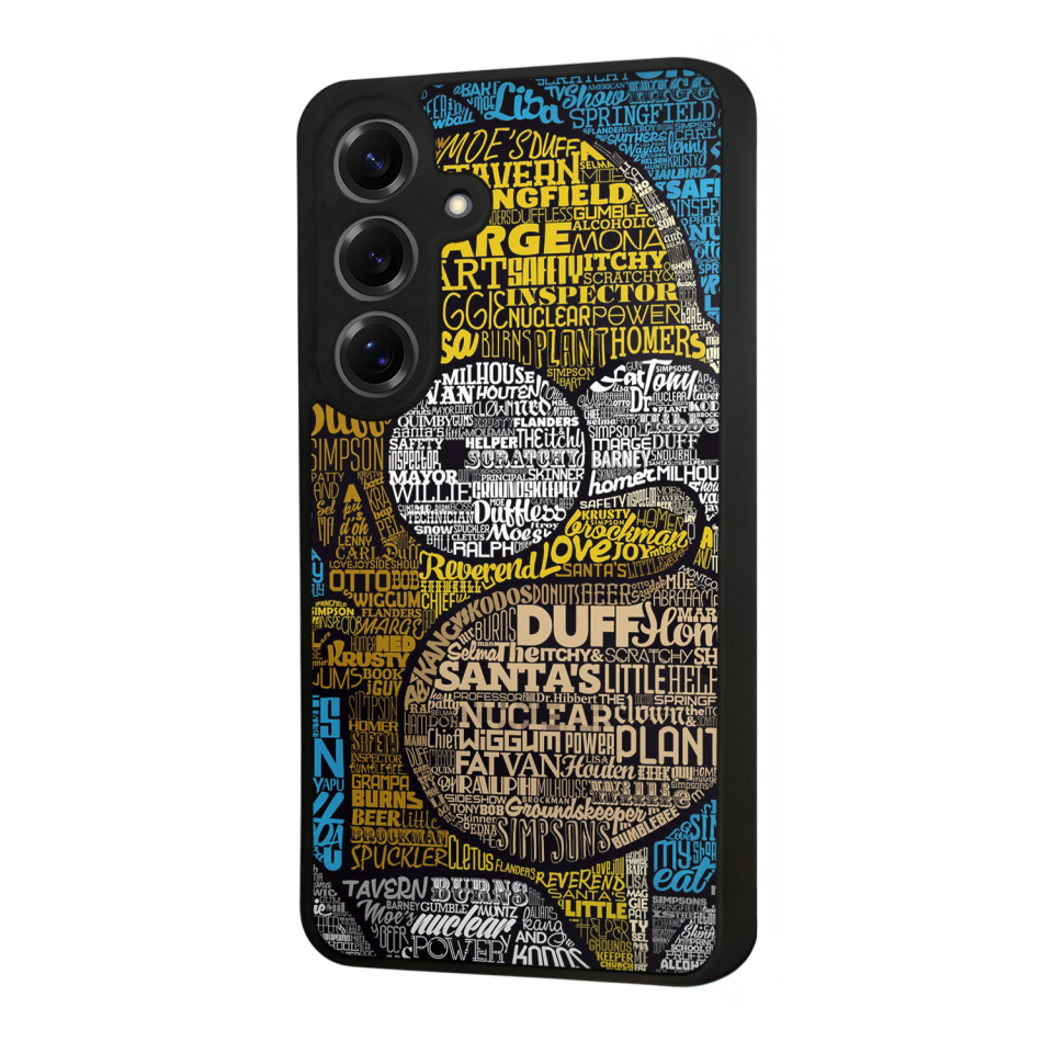 Samsung Galaxy S25 Uyumlu The Simpsons Tasarımlı Glossy Premium Kılıf