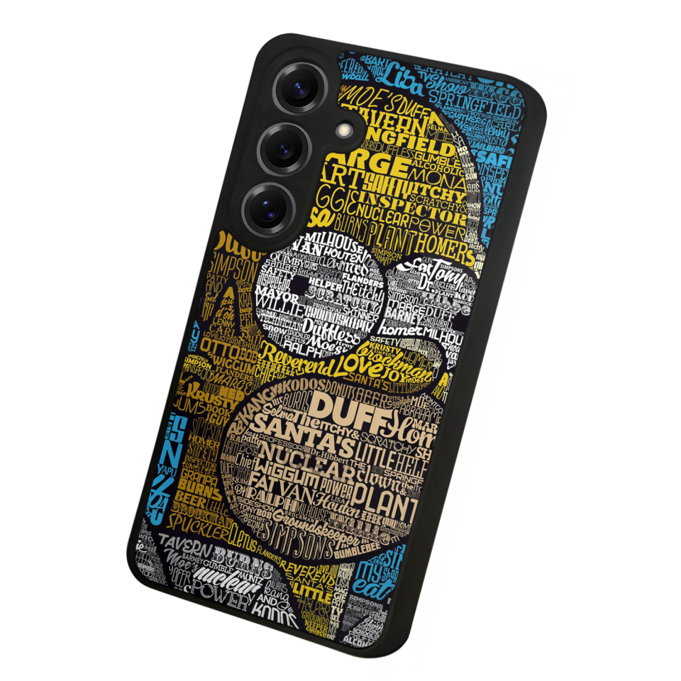 Samsung Galaxy S25 Uyumlu The Simpsons Tasarımlı Glossy Premium Kılıf