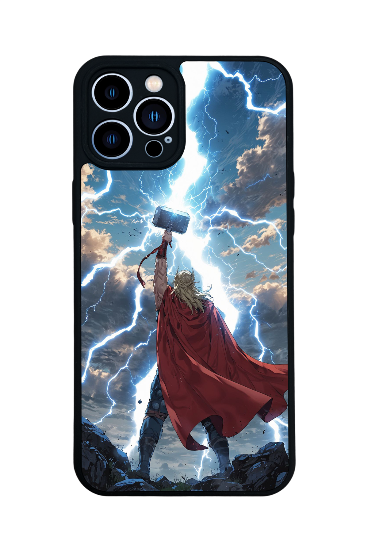 iPhone 12 Pro Max Uyumlu Thor Tasarımlı Glossy Premium Kılıf