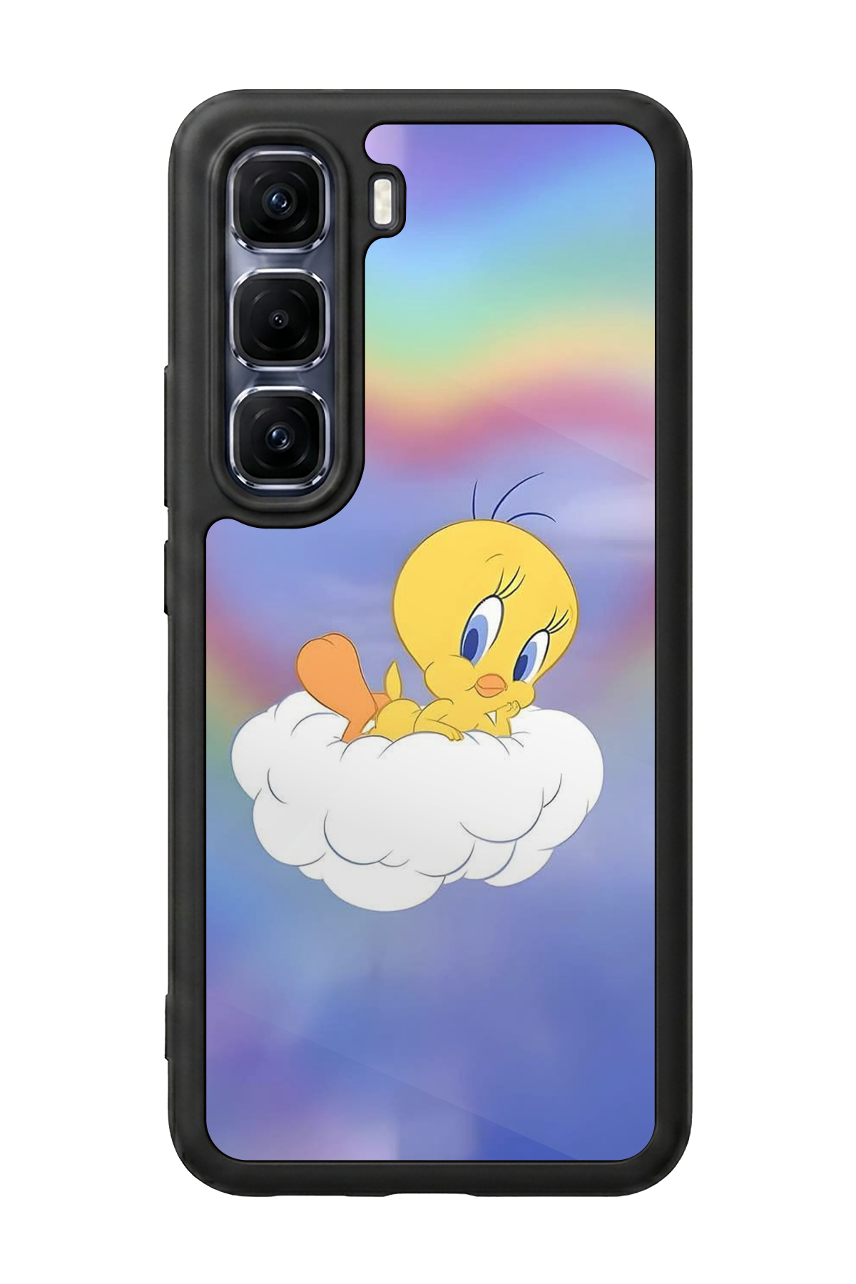 Infinix Hot 60 Pro Plus Uyumlu Tweety Tasarımlı Glossy Premium Kılıf