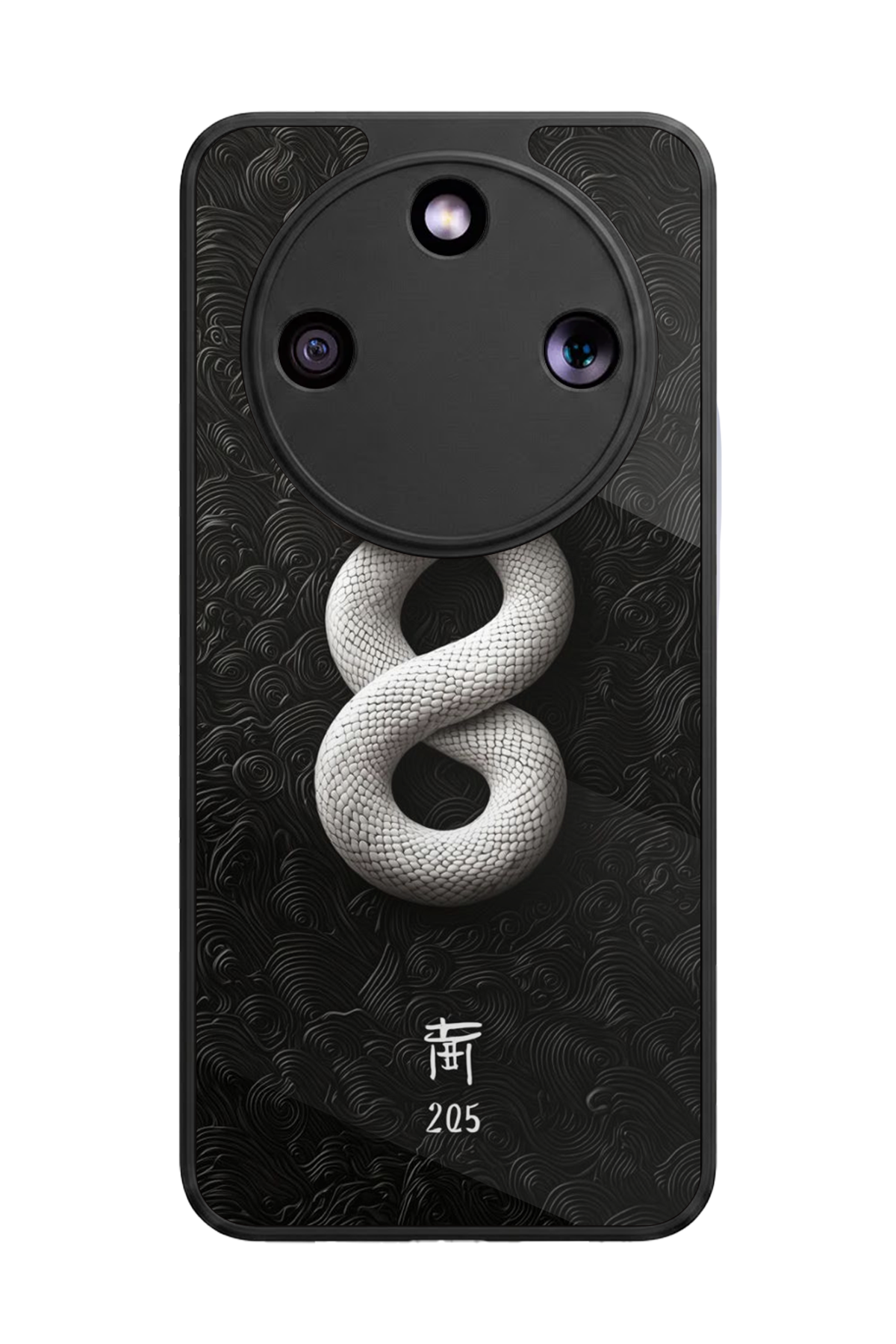 Honor Magic 8 Lite Uyumlu Yılan Tasarımlı Glossy Premium Kılıf