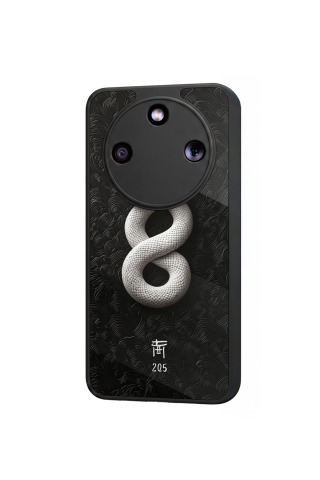 Honor Magic 8 Lite Uyumlu Yılan Tasarımlı Glossy Premium Kılıf