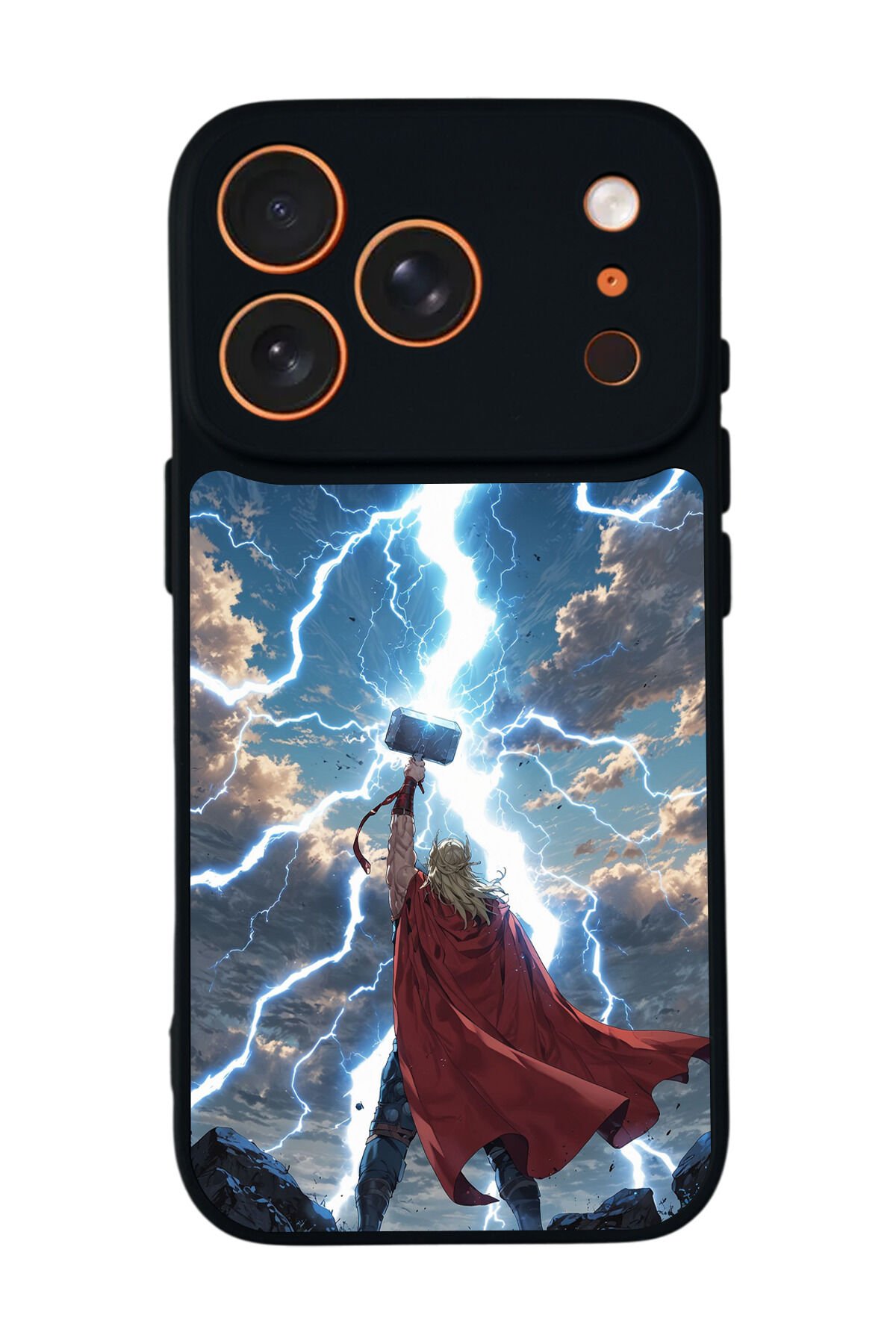 iPhone 17 Pro Max Uyumlu Thor Tasarımlı Glossy Premium Kılıf