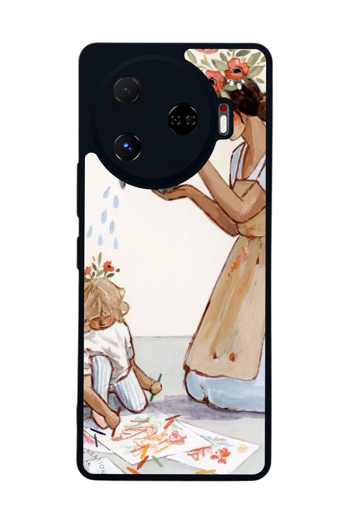 Tecno Camon 30 Pro Uyumlu Kalp Love Tasarımlı Glossy Premium Kılıf