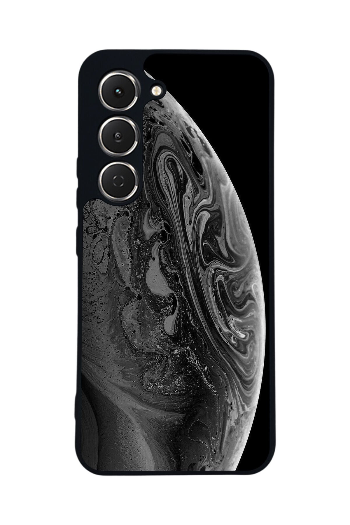 Tecno Spark 40 Pro Uyumlu Ay Tasarımlı Glossy Premium Kılıf