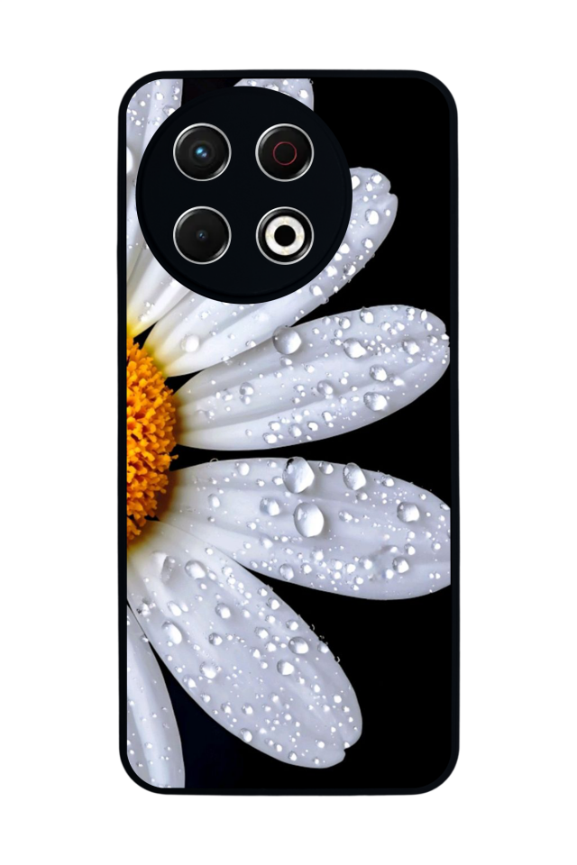 Tecno Spark 30 Pro Uyumlu Cicek Tasarımlı Glossy Premium Kılıf