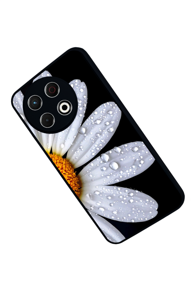 Tecno Spark 30 Pro Uyumlu Cicek Tasarımlı Glossy Premium Kılıf