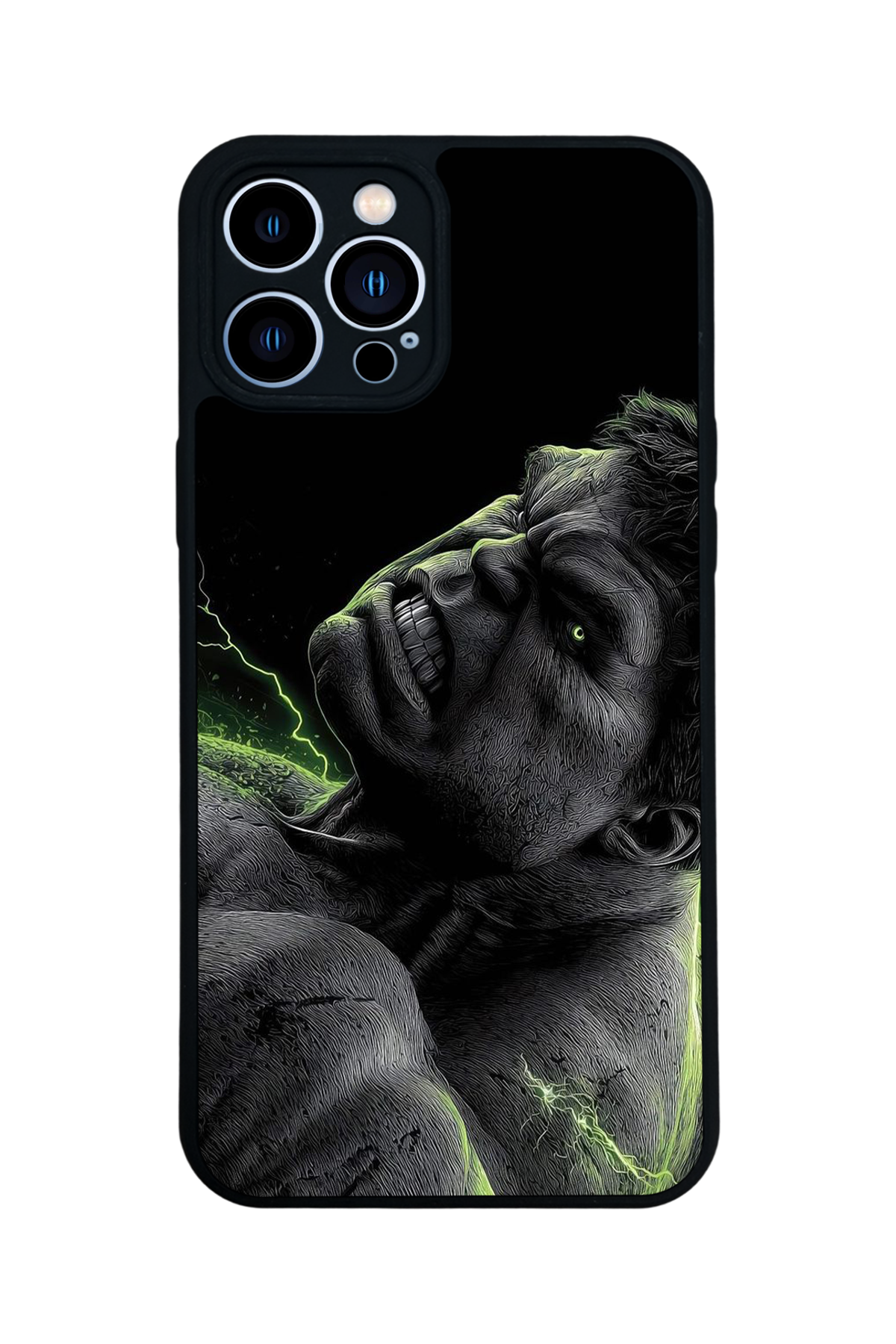 iPhone 13 Pro Max Uyumlu Hulk Tasarımlı Glossy Premium Kılıf