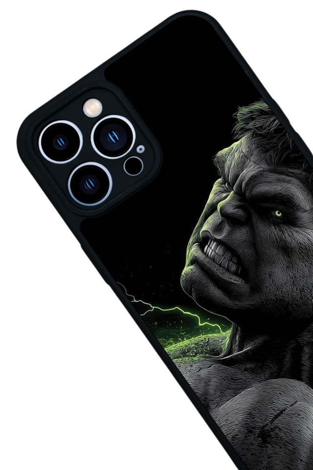 iPhone 13 Pro Max Uyumlu Hulk Tasarımlı Glossy Premium Kılıf