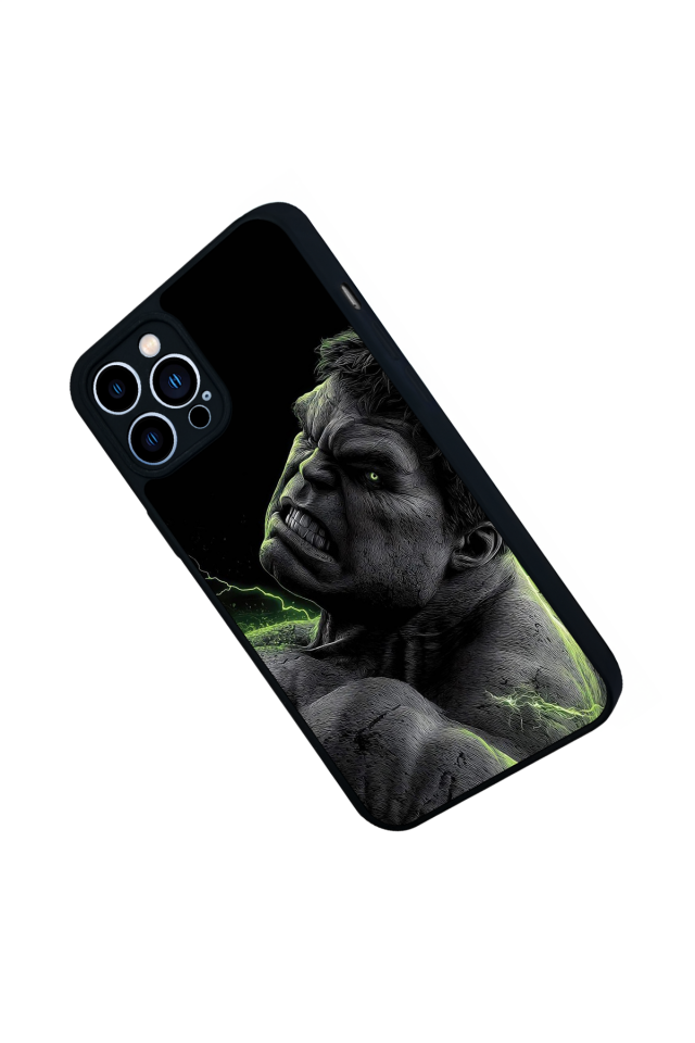 iPhone 13 Pro Max Uyumlu Hulk Tasarımlı Glossy Premium Kılıf