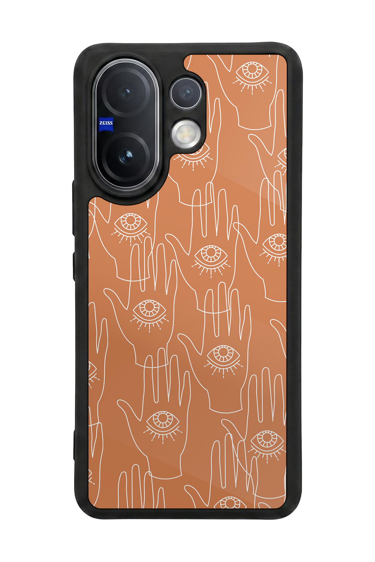 Vivo V60 Uyumlu Line Art Tasarımlı Glossy Premium Kılıf