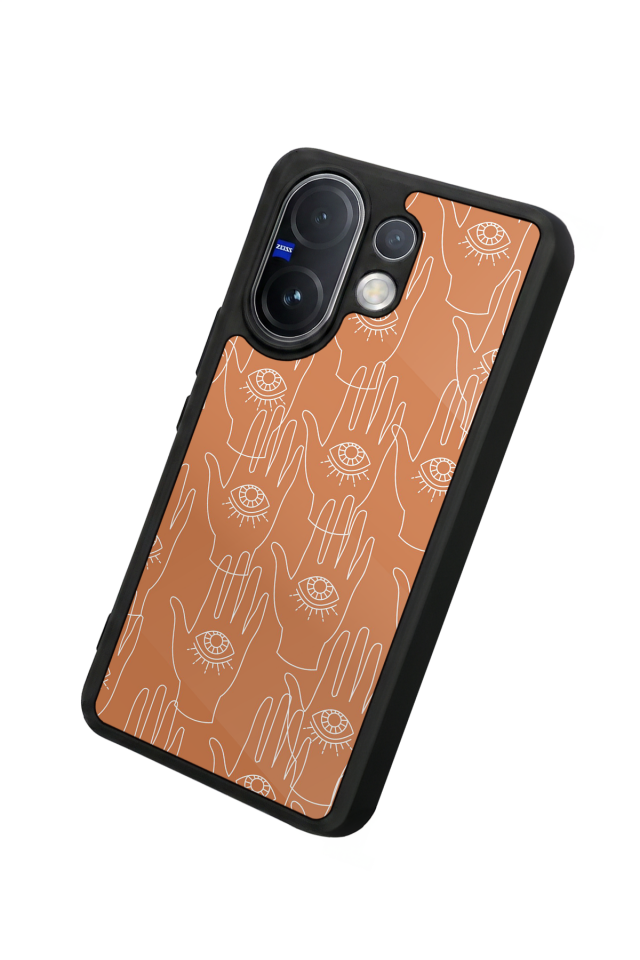 Vivo V60 Uyumlu Line Art Tasarımlı Glossy Premium Kılıf