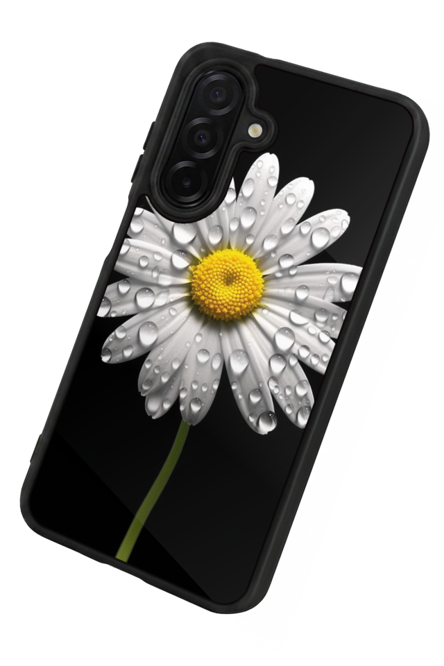 Samsung Galaxy A26 Uyumlu Papatya Tasarımlı Glossy Premium Kılıf