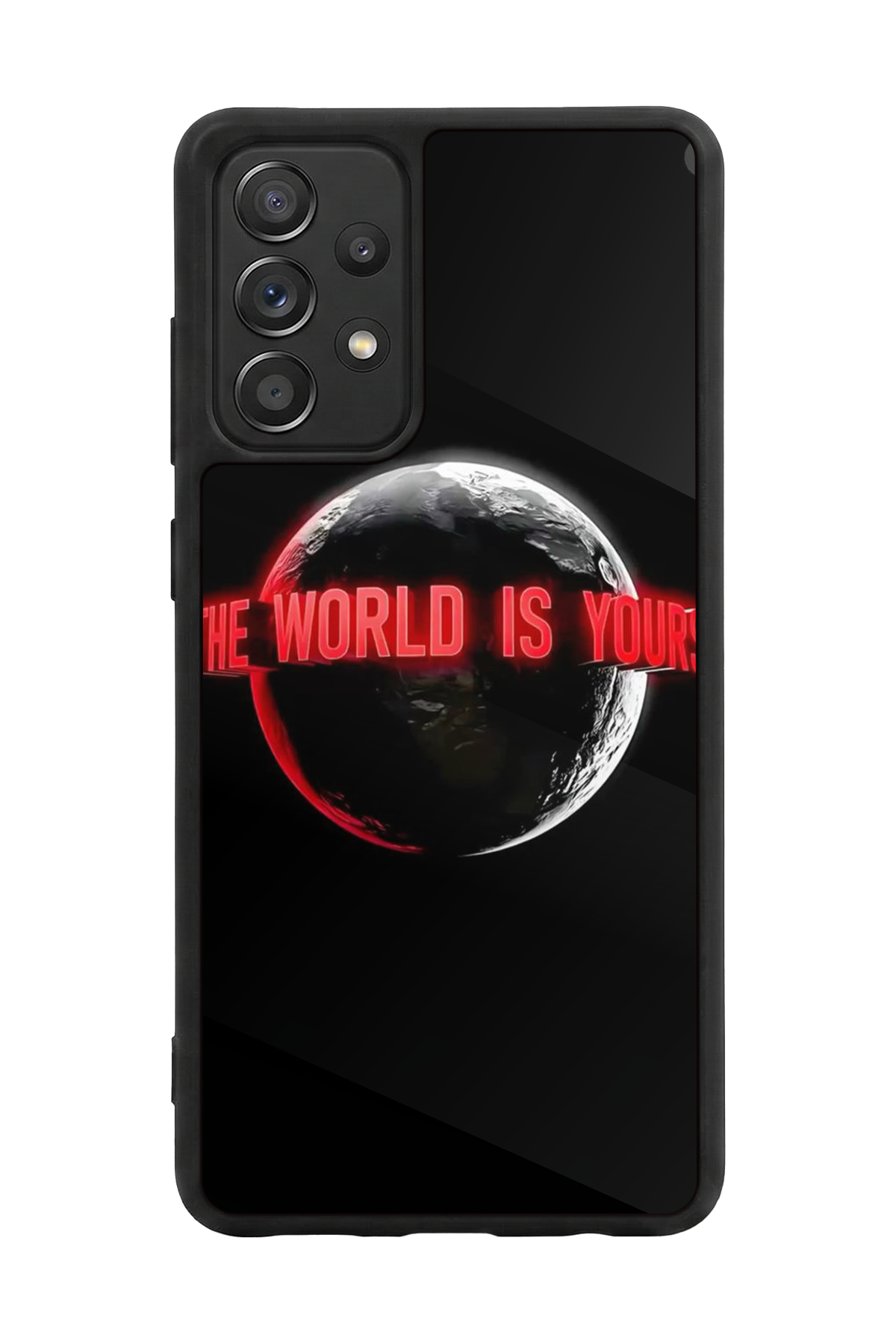 Samsung Galaxy A72 Uyumlu Scarface Tasarımlı Glossy Premium Kılıf