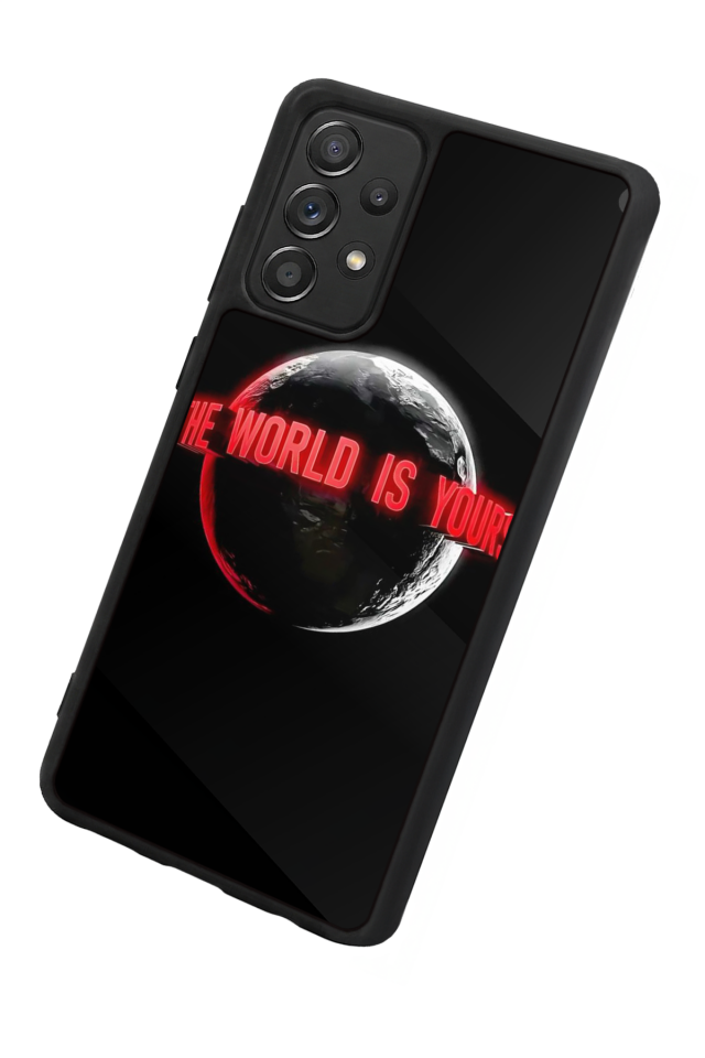 Samsung Galaxy A72 Uyumlu Scarface Tasarımlı Glossy Premium Kılıf