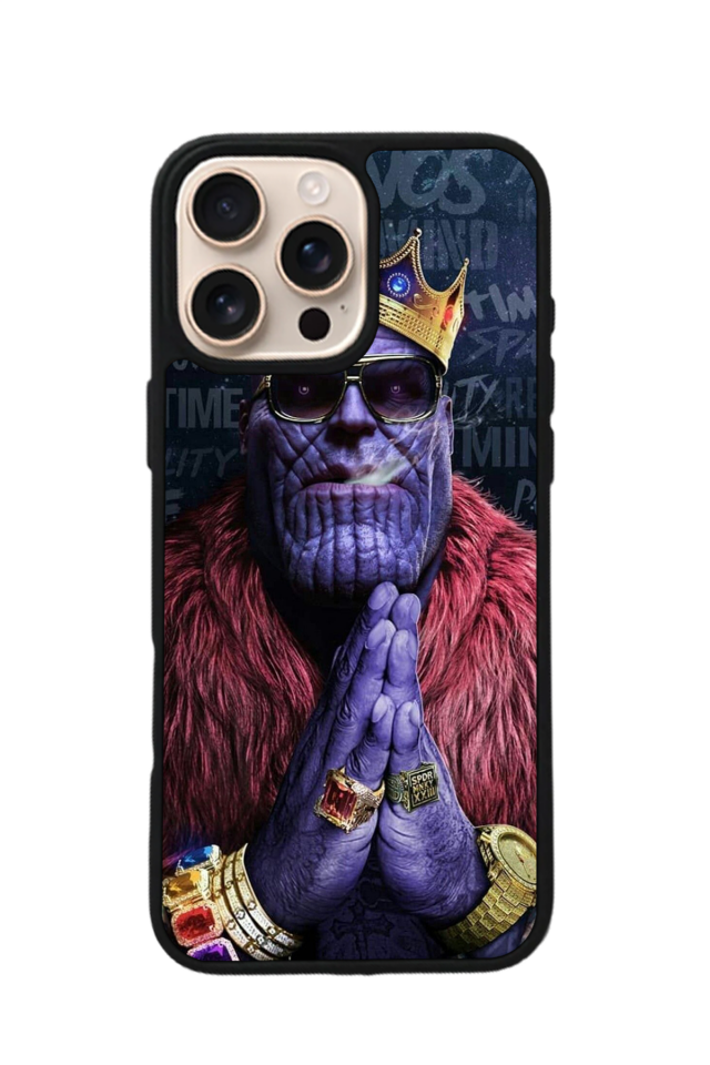 iPhone 14 Pro Uyumlu Thanos Tasarımlı Glossy Premium Kılıf