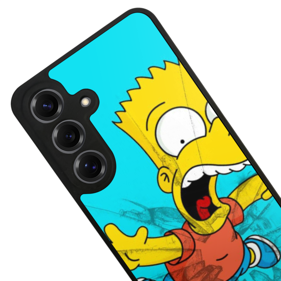 Samsung Galaxy S25 Uyumlu The Simpsons Tasarımlı Glossy Premium Kılıf