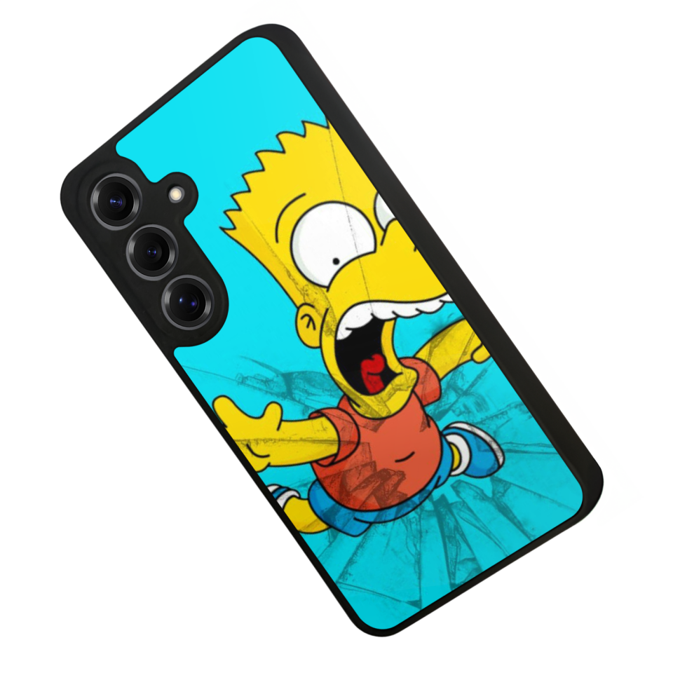 Samsung Galaxy S25 Uyumlu The Simpsons Tasarımlı Glossy Premium Kılıf