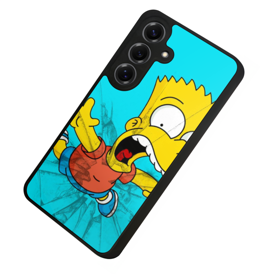 Samsung Galaxy S25 Uyumlu The Simpsons Tasarımlı Glossy Premium Kılıf