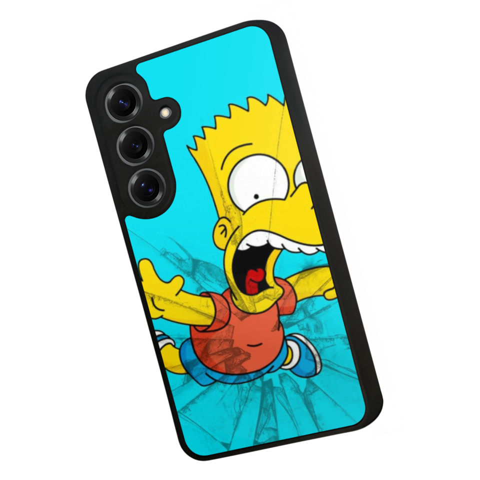 Samsung Galaxy S25 Uyumlu The Simpsons Tasarımlı Glossy Premium Kılıf