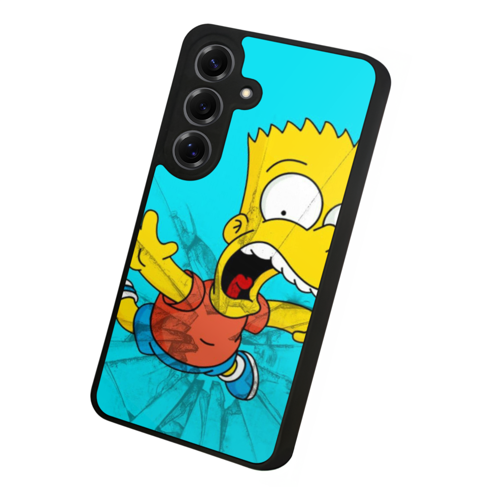 Samsung Galaxy S25 Uyumlu The Simpsons Tasarımlı Glossy Premium Kılıf
