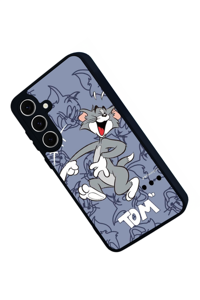 Samsung Galaxy S24 FE Uyumlu Tom And Jerry Tasarımlı Glossy Premium Kılıf