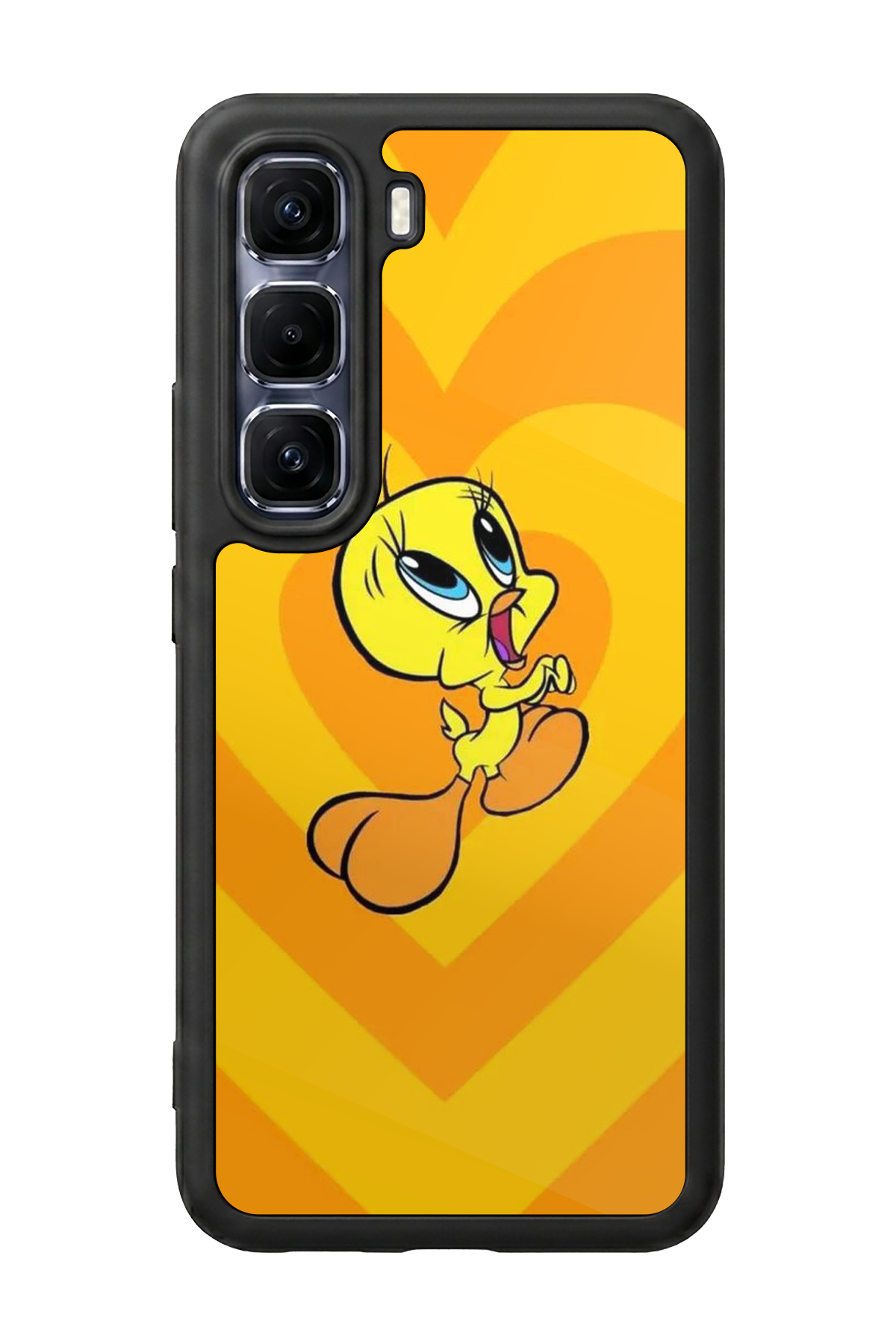Infinix Hot 60 Pro Plus Uyumlu Tweety Tasarımlı Glossy Premium Kılıf
