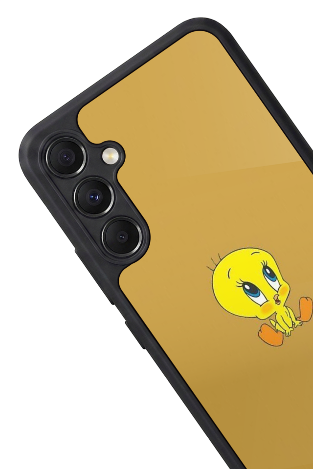 Samsung Galaxy A34 Uyumlu Tweety Tasarımlı Glossy Premium Kılıf