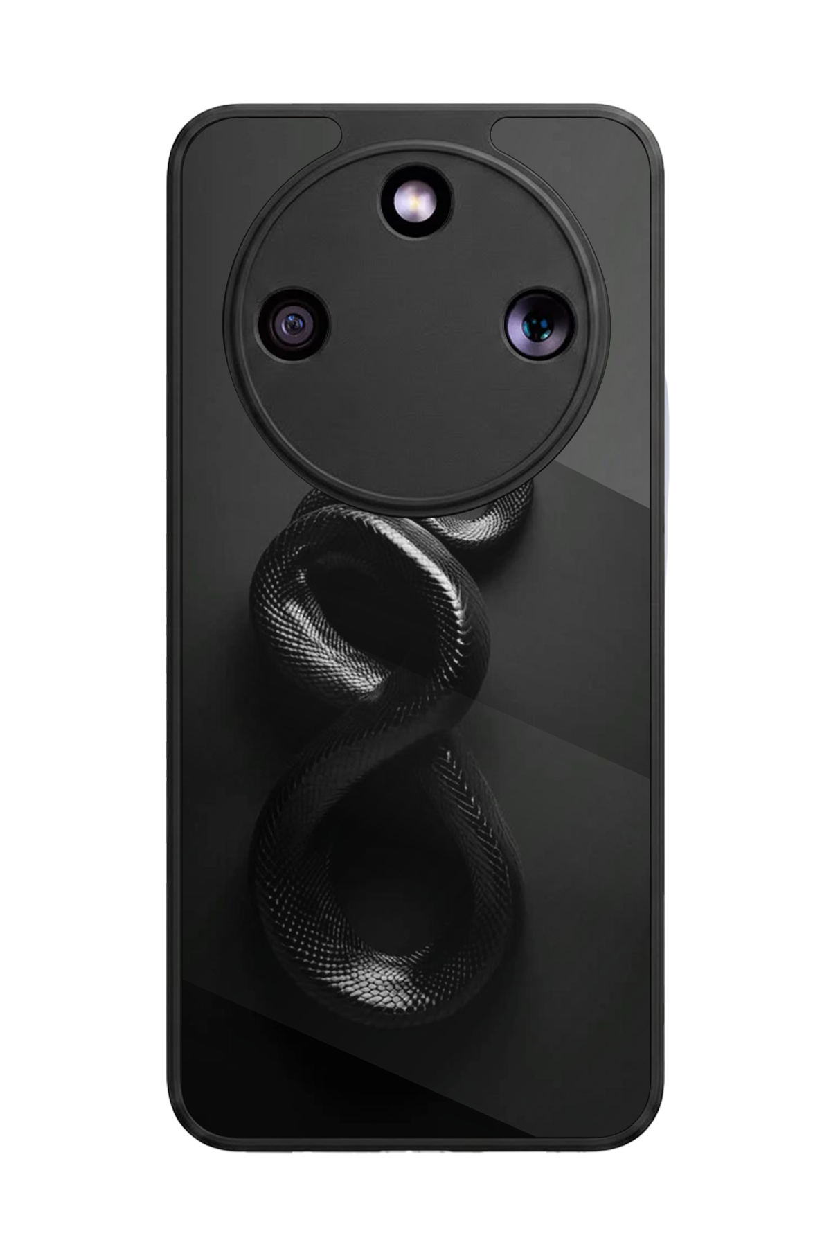 Honor Magic 8 Lite Uyumlu Yılan Tasarımlı Glossy Premium Kılıf