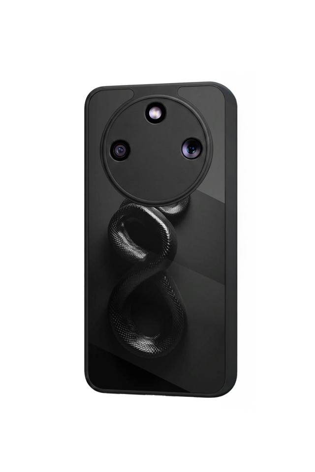 Honor Magic 8 Lite Uyumlu Yılan Tasarımlı Glossy Premium Kılıf